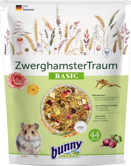 Bunny Dverghamsterdrøm Basic 600 G