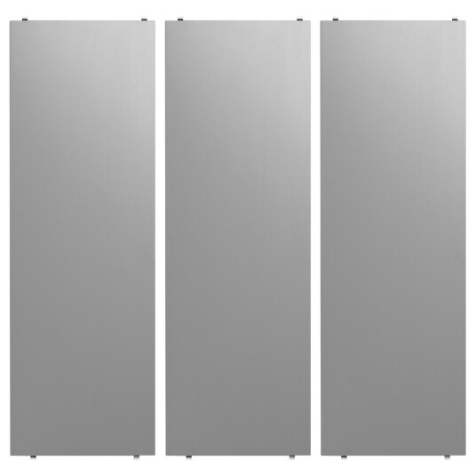 String hylleplate grå 78x30 cm 3-pk