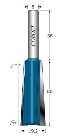 Cobolt 224-950L Gradefres med styrelager 148 Maskintilbehør & forbruk