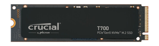 Crucial T700 SSD - 1TB - Uten varmespreder - M.2 2280 - PCI-E 5.0