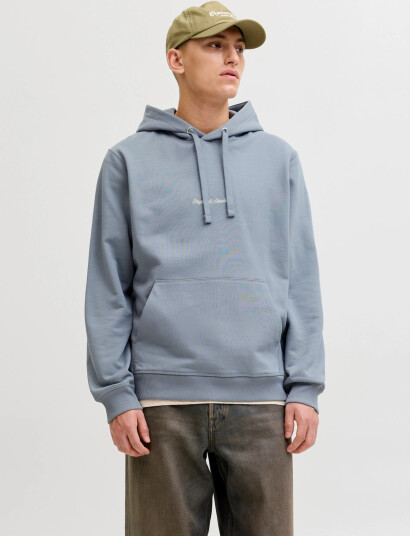 Jack & Jones Jornorrebro Emb Sweat Hood Noos Blue M