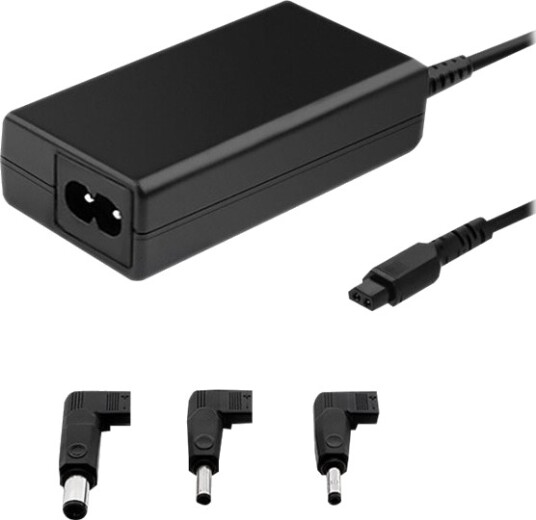 Qoltec Strømadapter Ac 220 240 V 65 Watt Svart For Dell Chromebook 3120 Inspiron