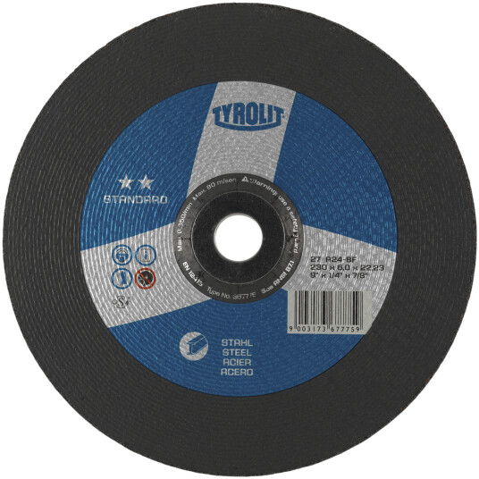 Slipeskive Standard 27X ø150Ã6 A24S-BF