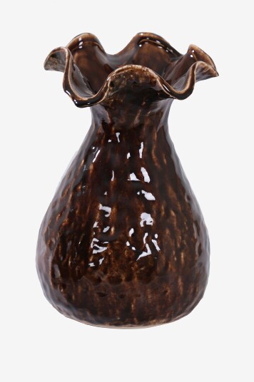 Eightmood Vase Nord large Brun