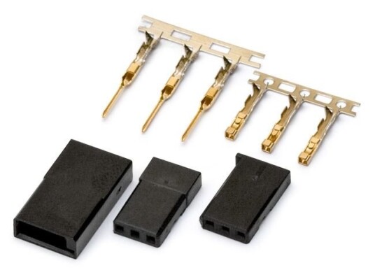 Dynomax B9523 Connector Futaba gold plated pair