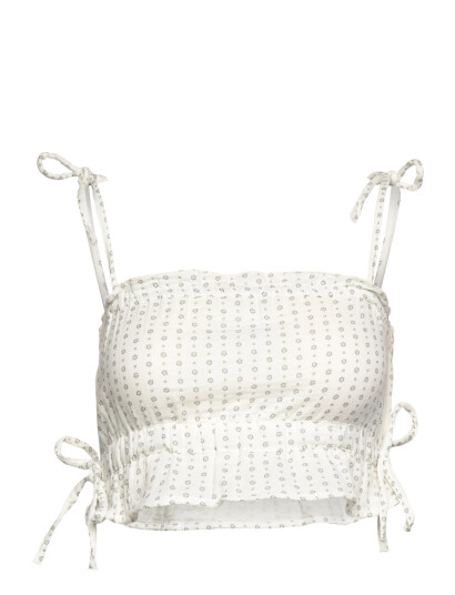Gina Tricot Gauze Homewear Top - White - L Gina Tricot Gauze Homewear Top - White - L
