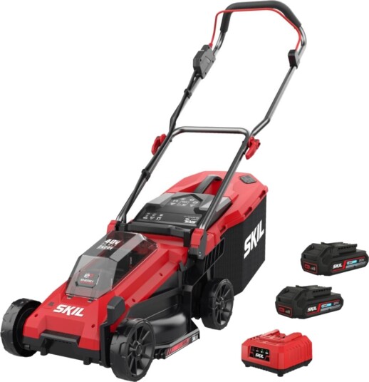 GRESSKLIPPER BATT 0130BA m/LADER og 2 BATTERIER SKIL GRESSKLIPPER BATT 0130BA m/LADER og 2 BATTERIER SKIL
