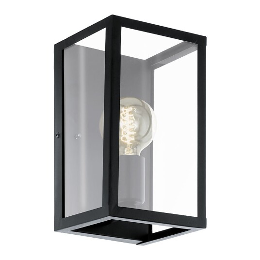 Eglo Charterhouse Vegglampe Sort