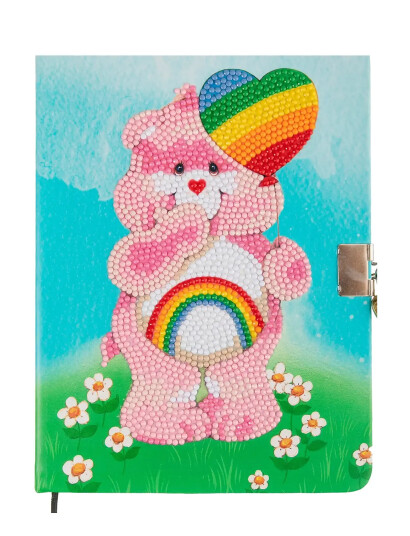 Crystal Art Cheer Bear Crystal Art Hemmelig Dagbok Multi Patterned One Size