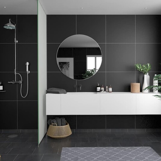 Baderomspanel Fibo 2024 6060 S Black
