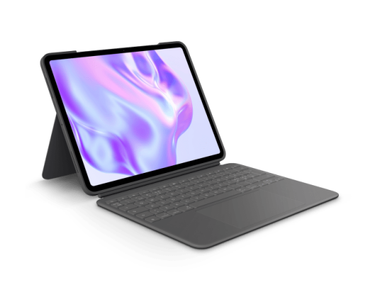 Logitech Combo Touch tastaturdeksel for for iPad Pro 13 (M4) (grafitt)