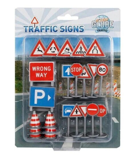 Kids Globe Traffic Signs 25 pcs.