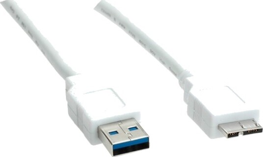 Value Usb 3.0 A Micro A 2M 2 M Usb A Micro-Usb A Usb 3.2 Gen 1 3.1 Gen 1 Hankjønn/Hankjønn Hvit