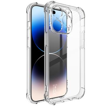 iPhone 15 Pro Imak Drop-Proof TPU-deksel Gjennomsiktig