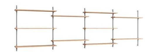 Moebe Vegghylle WS.85.4 Eik/rustfritt Stål