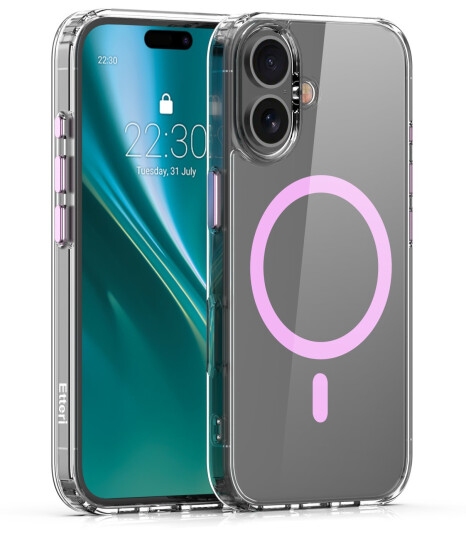 Etteri Color Mag Deksel for iPhone 16 Plus Rosa