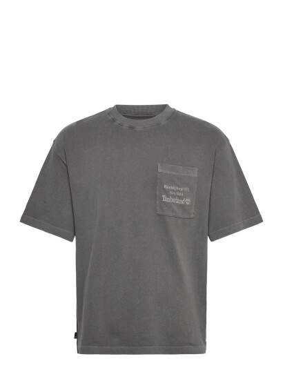 Timberland Gd Heavyweight Chest Pocket Tee Blackened Pearl Grey XL