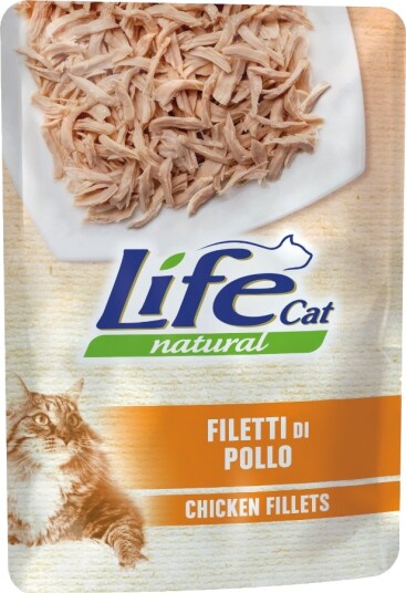 Life Cat Natural Våtfôr Adult Kyllingfilet 6 X 70 G