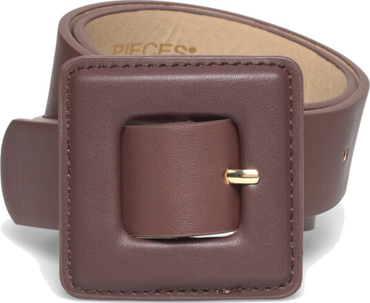 Pieces Pcbinna Covered Waist Belt Bundle Brown 80