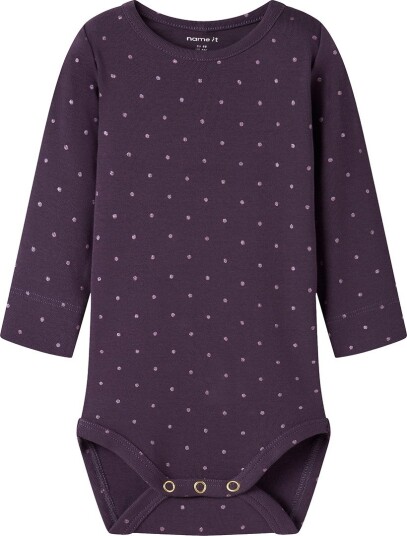 Name It Body I/e NBFODELE Navy Kosmos Name It 1½ år (86) Langermet Body Lilla