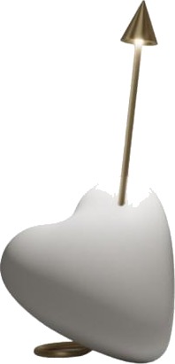 Karman Kuore Bordlampe Hvit Karman Kuore Bordlampe Hvit