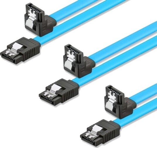 Deleycon Mk1584, 0,5 M, Sata Iii, Sata 7-Pin, Sata 7-Pin, Hankjønn/Hankjønn, Blå