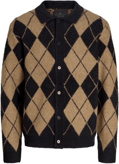 Jack & Jones Jprblasimon Souffle Cardigan BLACK XXL