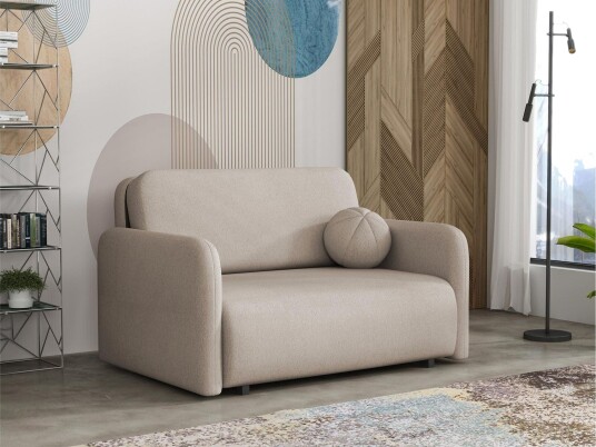 Ajmeri Sovesofa 2 seter i Plysj Beige