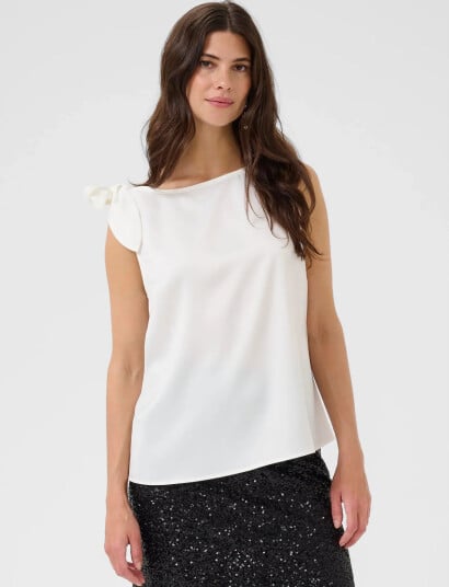 Cream Crtat Top - Cream - 46 Cream Crtat Top - Cream - 46