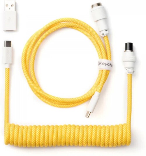 Keychron Coiled Aviator Cable, Gul