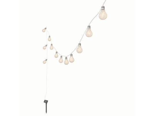 Lindby Lampini LED-solcelle-lyslenke