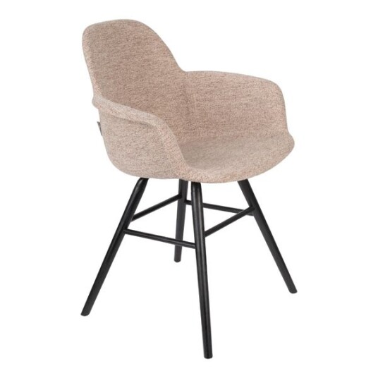 Zuiver Albert Kuip Soft stol m/armlener beige 2stk