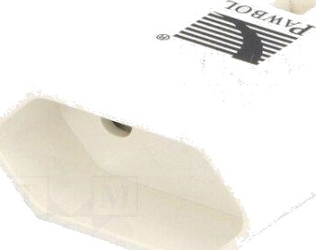 Pawbol Kontakt Hunn 10A/250V Hvit