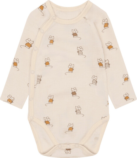 Hust & Claire Bo Mouse ull omslagsbody   off white (56)   56