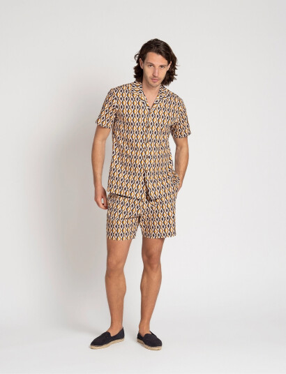 The Resort Co. Resort Shirt Hydra - Yellow - M