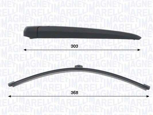 Viskerarmsett vindusspyling MAGNETI MARELLI 000723180459