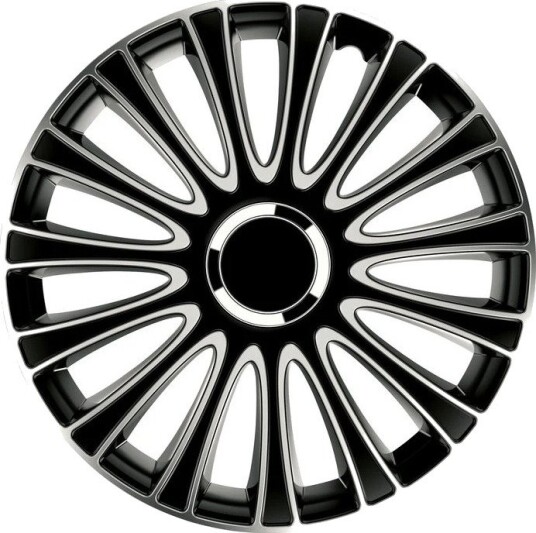 Gorecki Le Mans Pro 4pk Racing 2211194 Hjulkapsler, Sort/S??lv - 13"