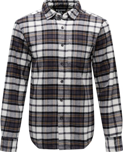 Black Diamond Men"s Project Flannel Shirt Black chalk L Black Diamond Men"s Project Flannel Shirt Black chalk L