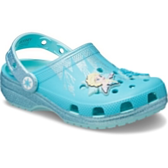 Crocs Multi Frozen Elsa Classic Clog 30-31