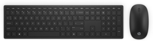 HP Pavilion 800 - Keyboard and mouse set - wireless - Belgium AZERTY - jet black