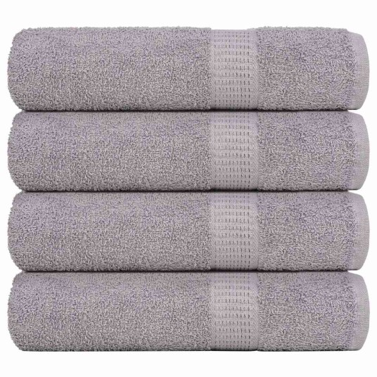 Badehåndklær FROGN 4 stk grå 100x150 cm 360 gsm Badehåndklær FROGN 4 stk grå 100x150 cm 360 gsm