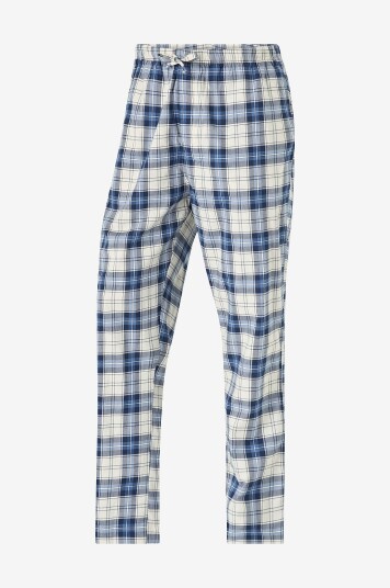 Gant Pyjamasbukser Checked Blå