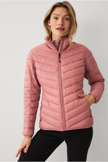 Áhkká Dun jakke LTW Down Jacket Rosa