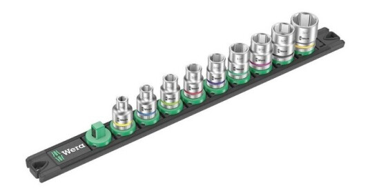 Wera B Imperial Topnøglesæt Tommer 3/8 9 Dele 05005450001 Wera B Imperial Topnøglesæt Tommer 3/8 9 Dele 05005450001