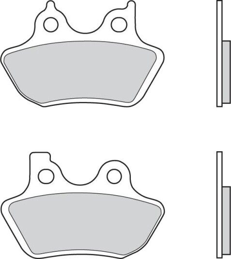Bremseklosser sett BREMBO 07HD16CC