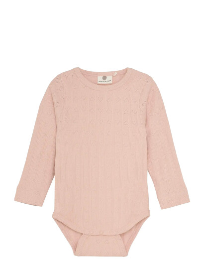 En Fant Body Ls Pointelle Pink 92 En Fant Body Ls Pointelle Pink 92