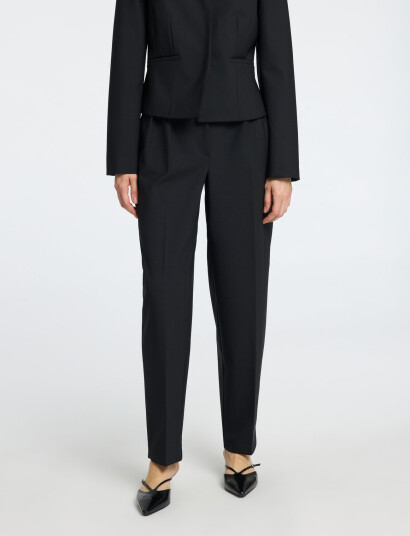 Selected Slfeloise Hw Barrel Pant - Black - 34