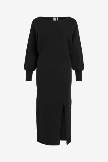Rouge Edit Maxikjole rouSeraphine LS Ankle Knit Dress Blå