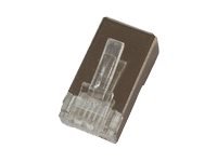 MicroConnect Modular - Nettverkkontakt - RJ-45 (hann) - skjermet (en pakke 50)