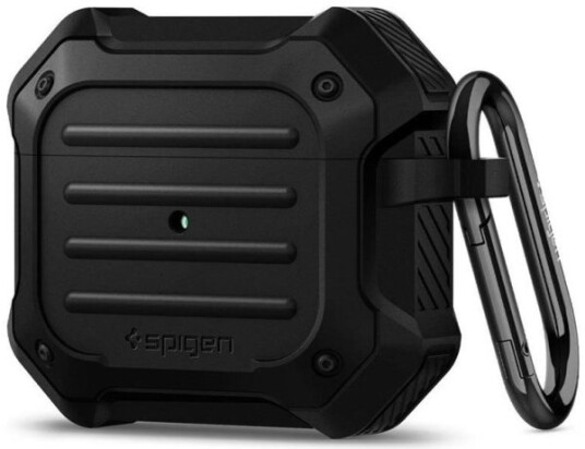 Spigen Airpods 3 Deksel Tough Armor Svart Spigen Airpods 3 Deksel Tough Armor Svart